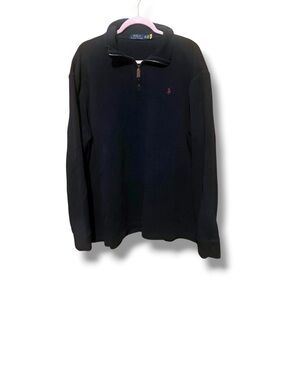 Ralph Lauren Navy Zip-Up Pullover